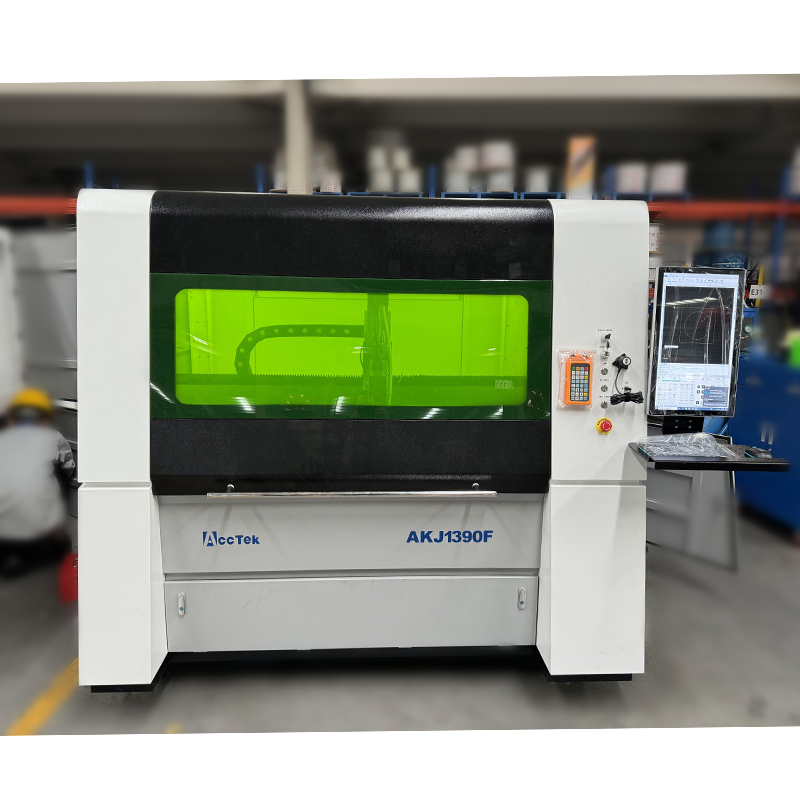 Industrial Fiber Laser Cutting Machine - Jinan-レーザー切断機,CNC密閉型ファイバー金属,レイカス,小型1390 1318,1.5kw 2kw 3kw,価格