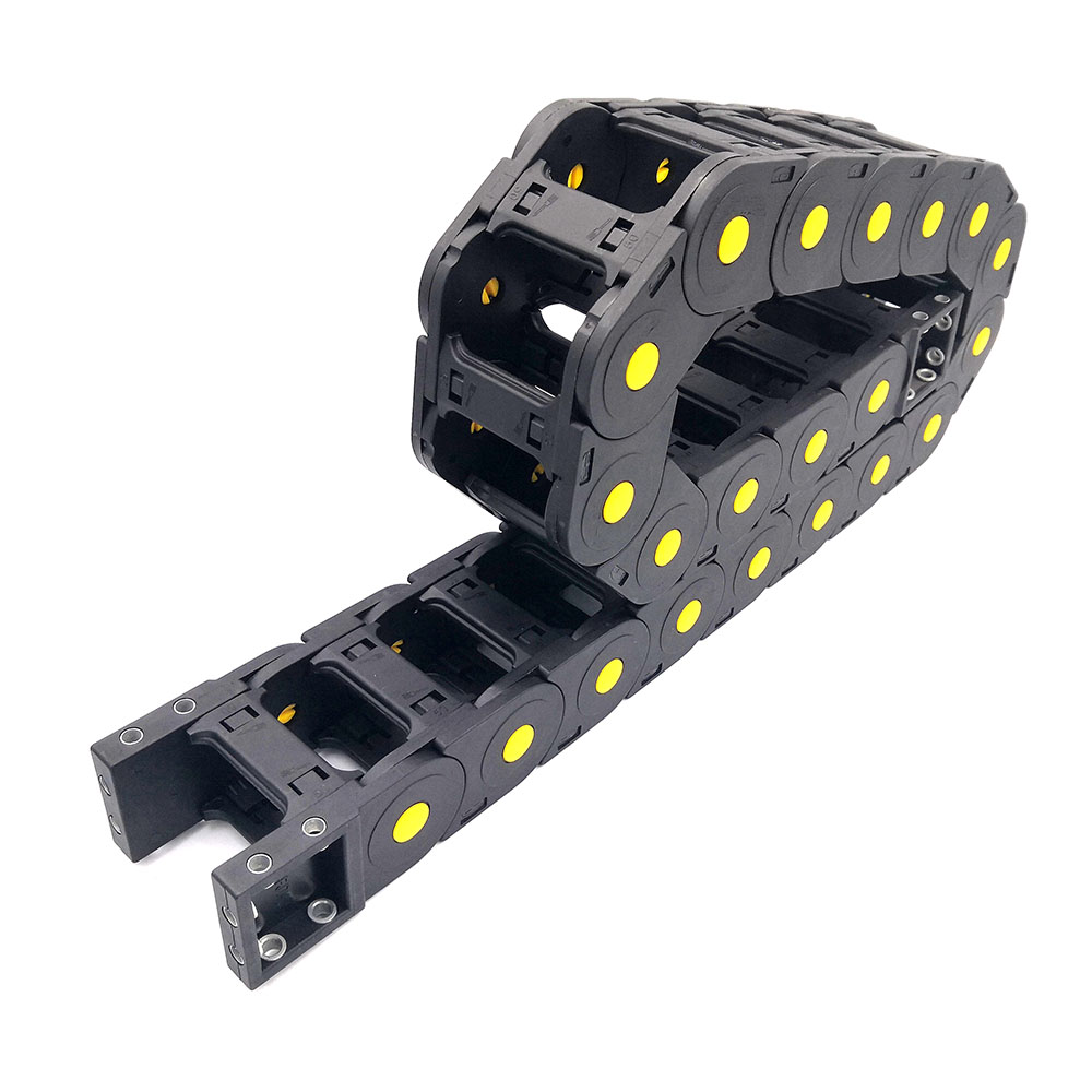 Drag Chain Cnc - Jflo-dragチェーンケーブルホルダー、CNCルーター用ワイヤーキャリア牽引ライン、工作機械、伝送部品、35シリーズ、1 m