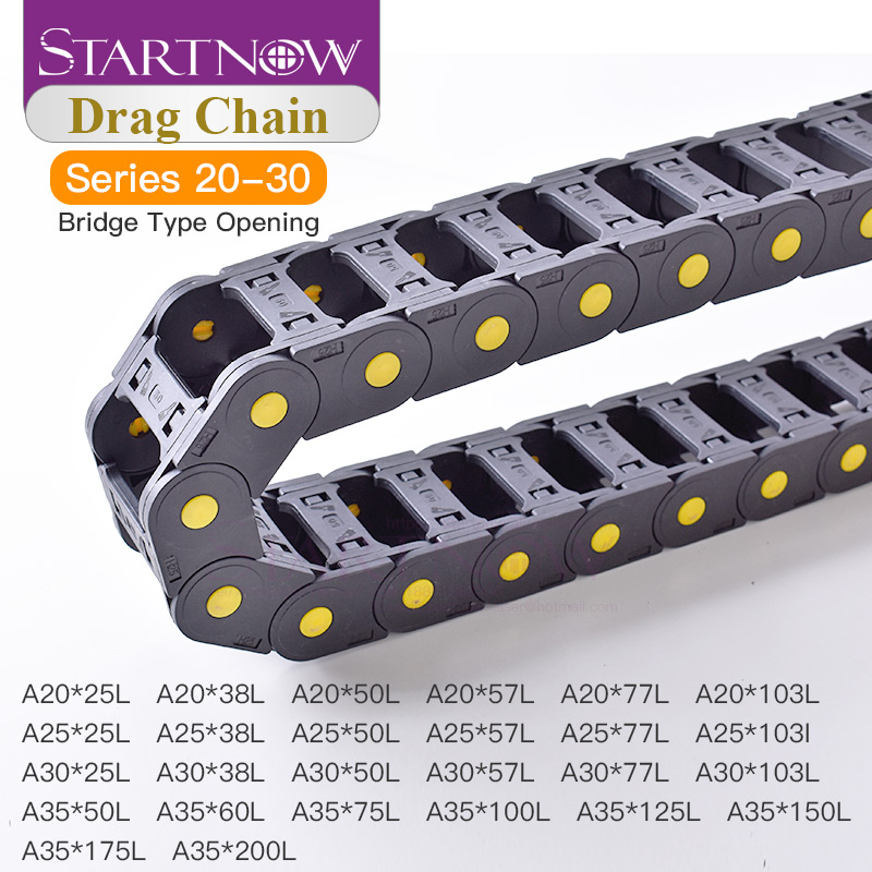 Drag Chain Cnc - Startowプラスチック伝送ケーブルチェーンブリッジエンドコネクタ付きオープンドラッグチェーンCNCルーターマシンツールワイヤーキャリア