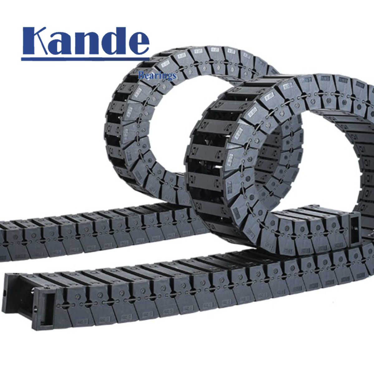 Drag Chain Cnc - Kandeオープンドラッグチェーンワイヤーキャリア、エンドコネクタ付き、サイレントブリッジタイプ、cnc 3dプリンター彫刻、18 25 l1000 mm