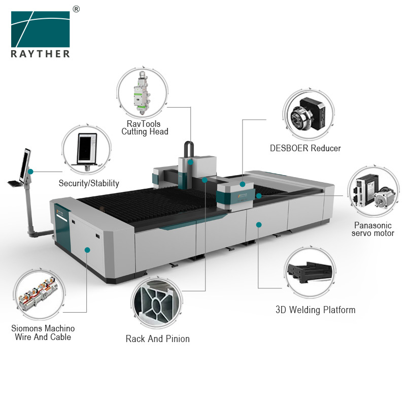 高精度CNC 1500Wレーザー切断機 - 高速かつ効率的な - Fiber Laser Cutting Machine のレビューと価格
