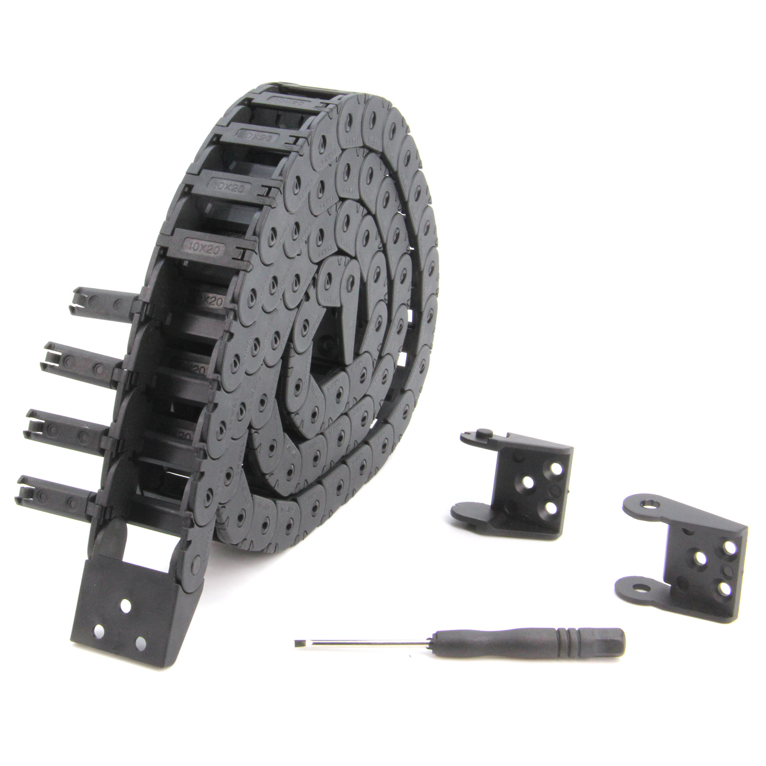 10x20mmドラッグチェーン、長さ1メートル、オープンタイ - Drag Chain Cnc のレビューと価格