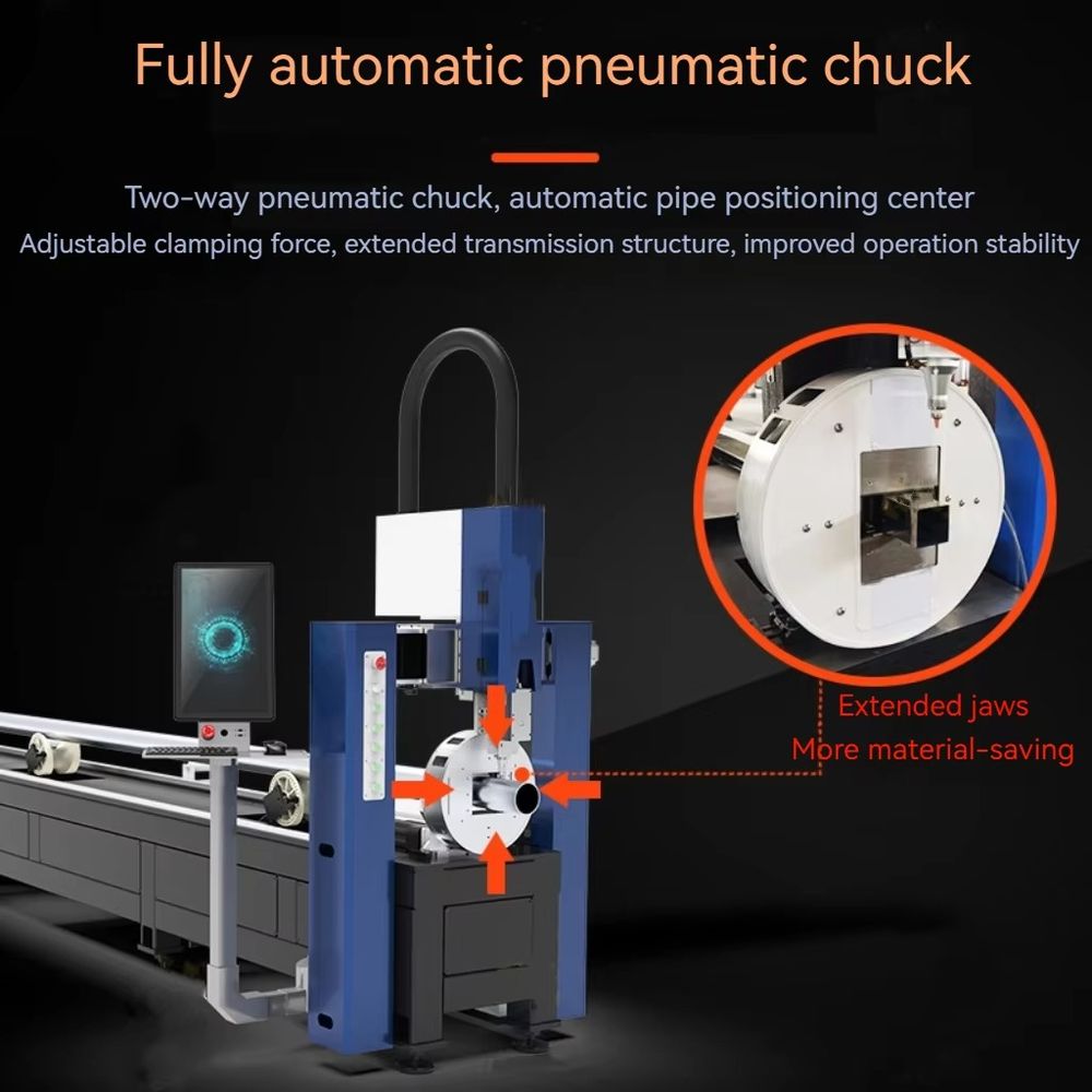 金属管ファイバーレーザー切断機、丸管・角管・長方形管用産業用 - Industrial Fiber Laser Cutting Machine のレビューと価格