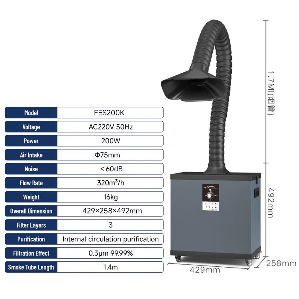 Knokoo-工業用ダストフィルター、レーザー溶接、溶接煙お - Industrial Laser Welding のレビューと価格