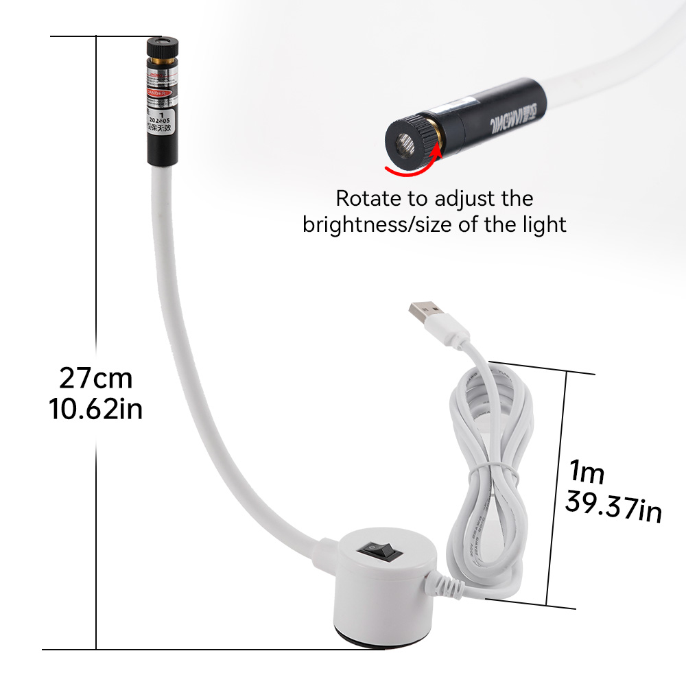 USB 電源赤色レーザーライト縫製位置決めランプ切断磁気ベー - Industrial Laser Welding のレビューと価格