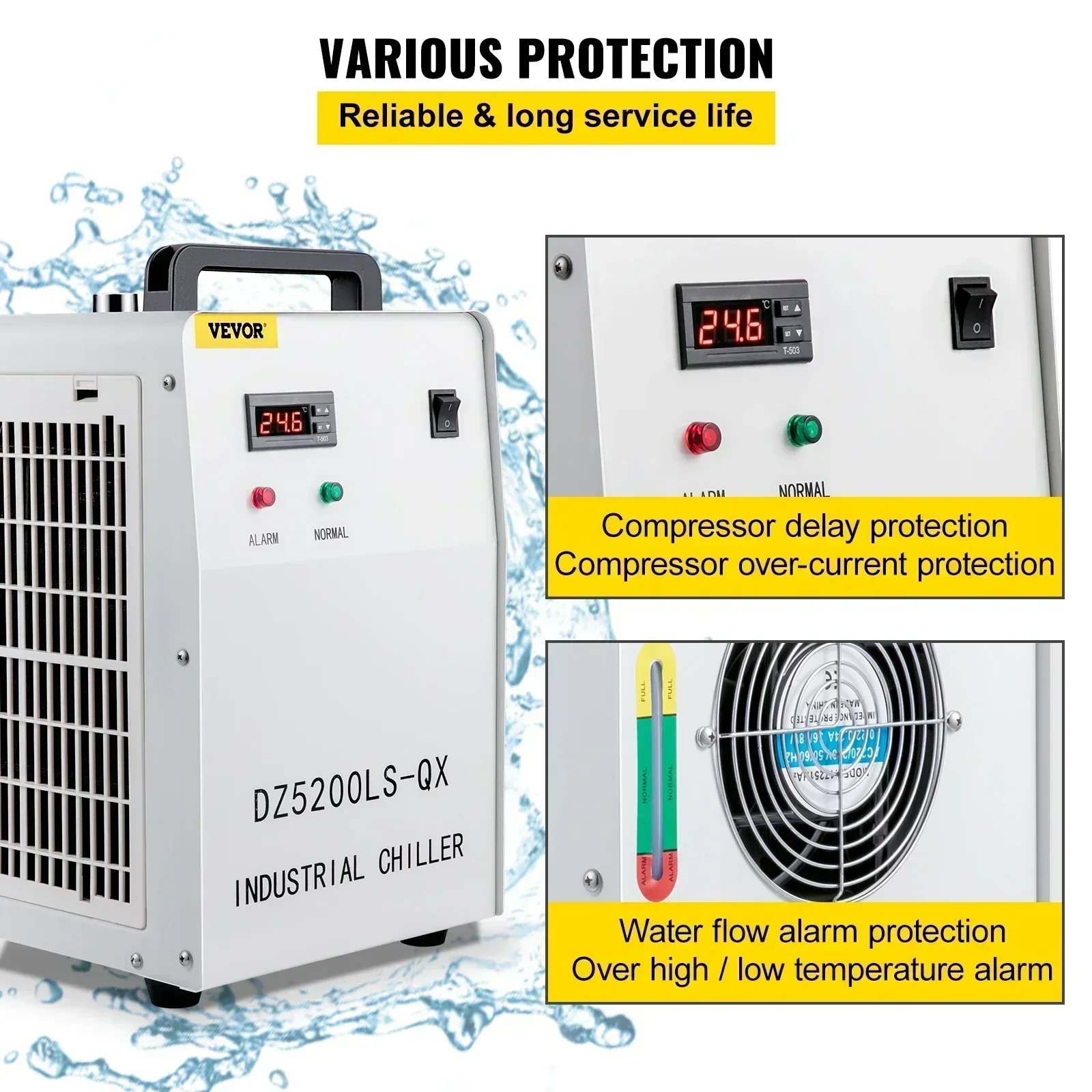 SIHAO CW-3000 工業用CNCレーザー彫刻機 水冷 - Industrial Grade Laser のレビューと価格