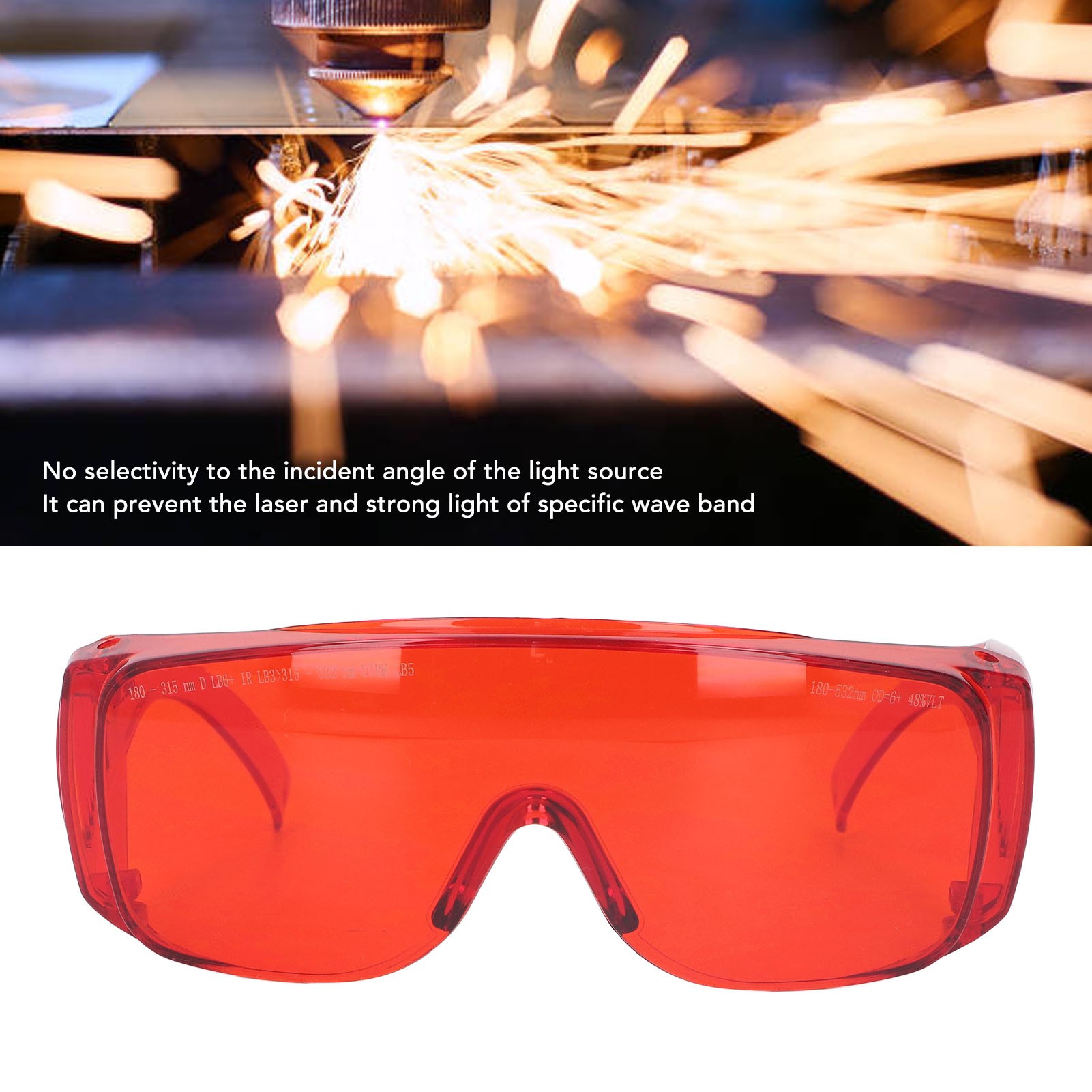 レーザーグラス レッド 180～532nm 強光保護 工業用 - Industrial Laser Glasses のレビューと価格