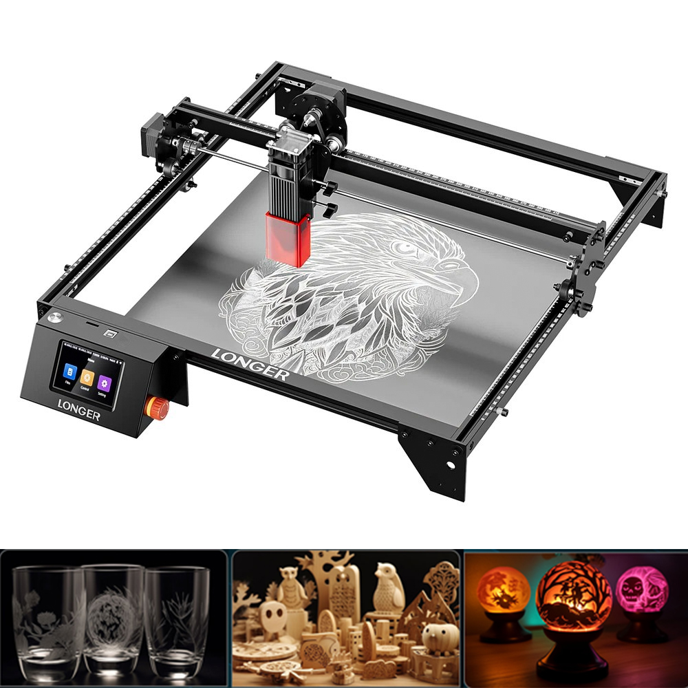 LONGER 20W レーザー彫刻機＆カッター 400x36 - Industrial Laser Cutting Machine のレビューと価格