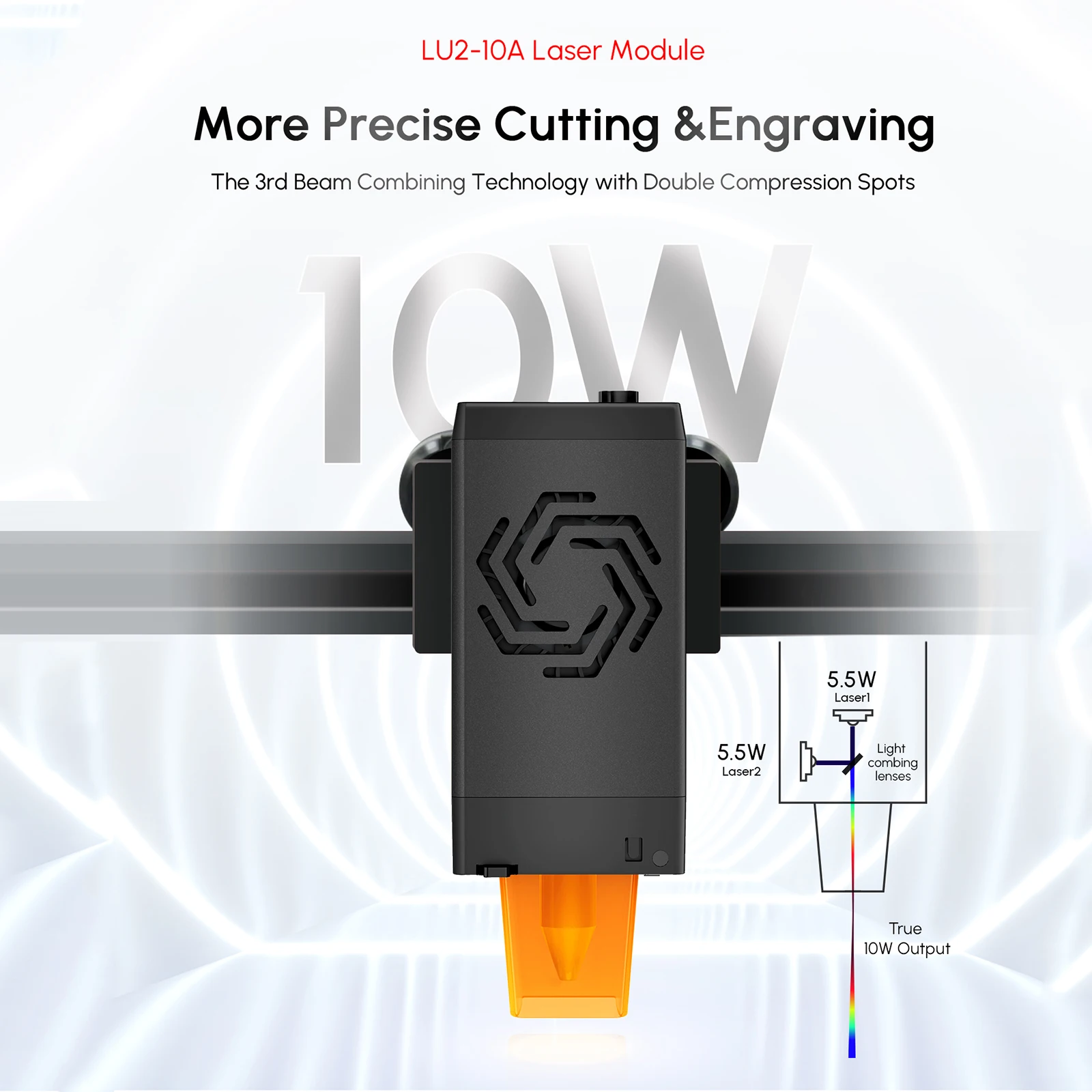Ortur-彫刻機用レーザービームモジュール,高精度,10w - Industrial Laser Cutting Machine のレビューと価格