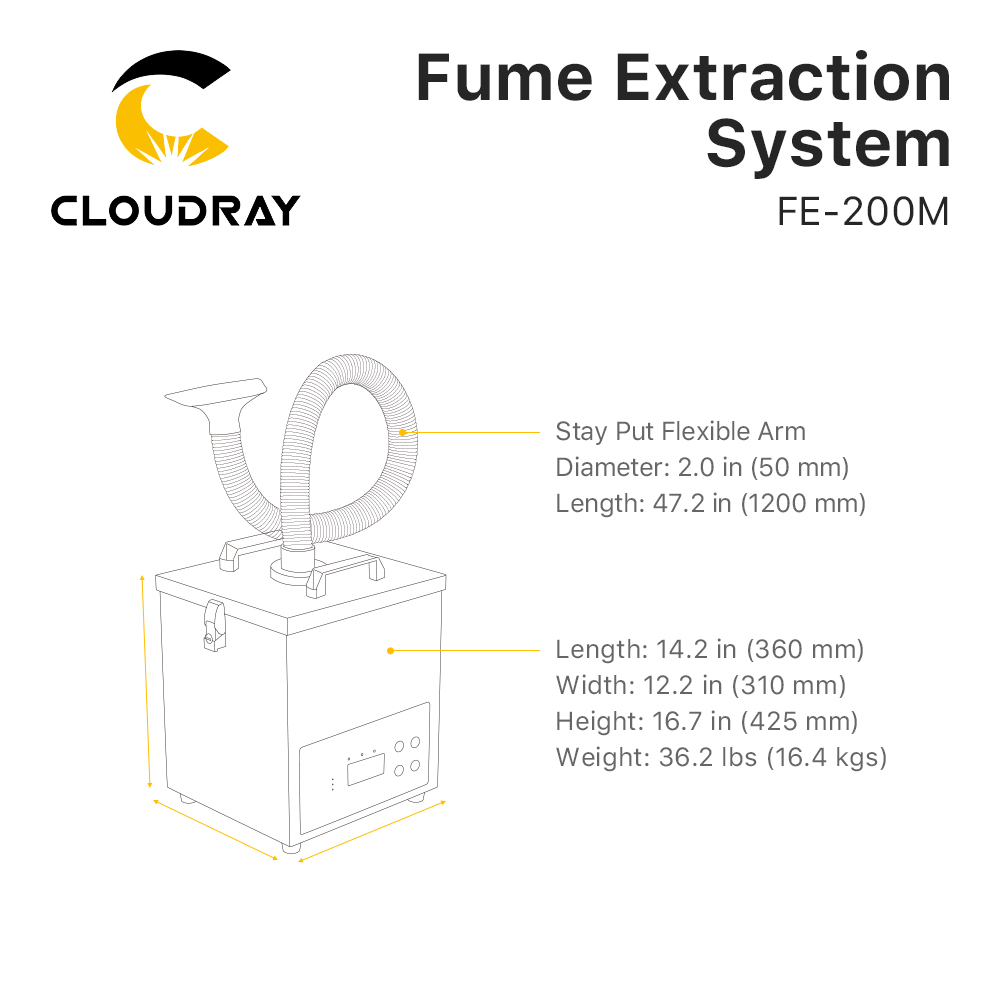 Cloudray Fume Extraction Syste - Industrial Laser Cutting Machine のレビューと価格